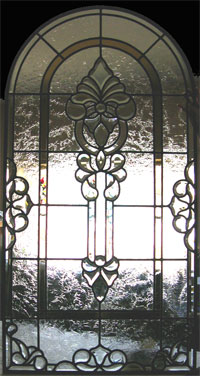 Beveled Glass Entryway