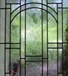 Clear Mission Style Leaded Glass Window