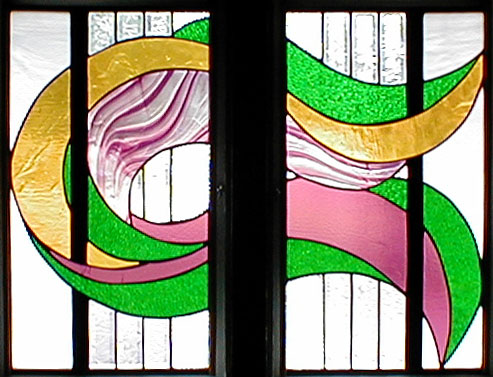 Mardi Gras Stained Glass