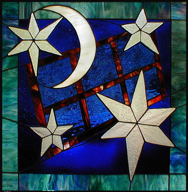 Starry Night Stained Glass