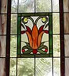 Stained Glass Tulip Art Deco