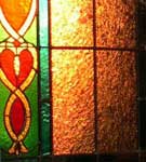 Stained
                  Glass in Sunset